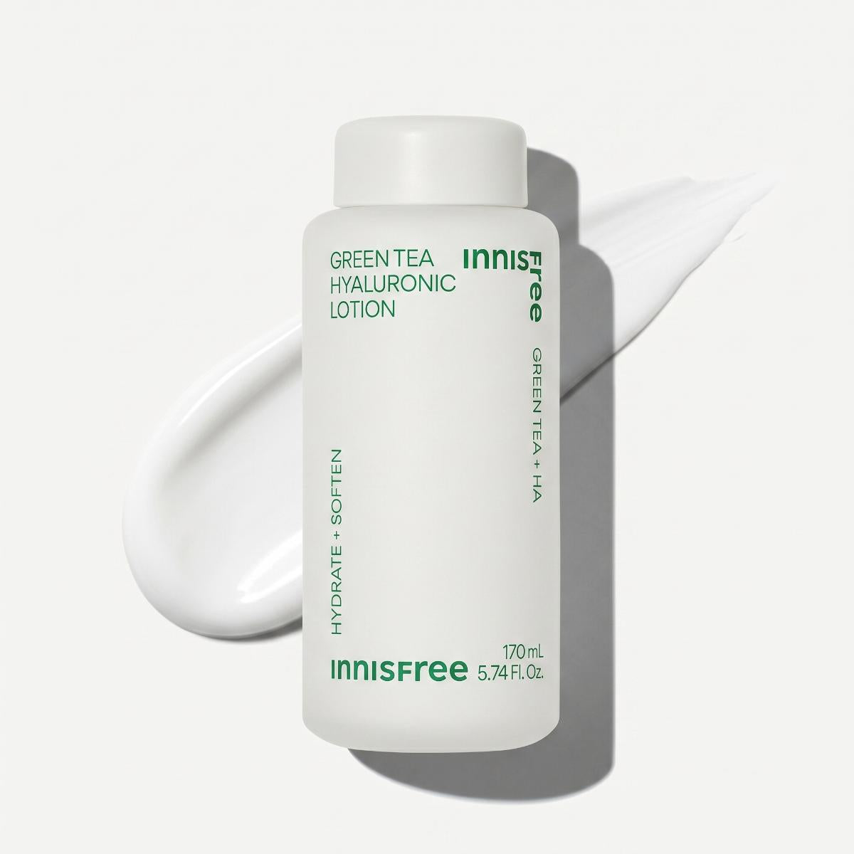 Loción Hidratante Té Verde e Hialurónico Innisfree 170ml