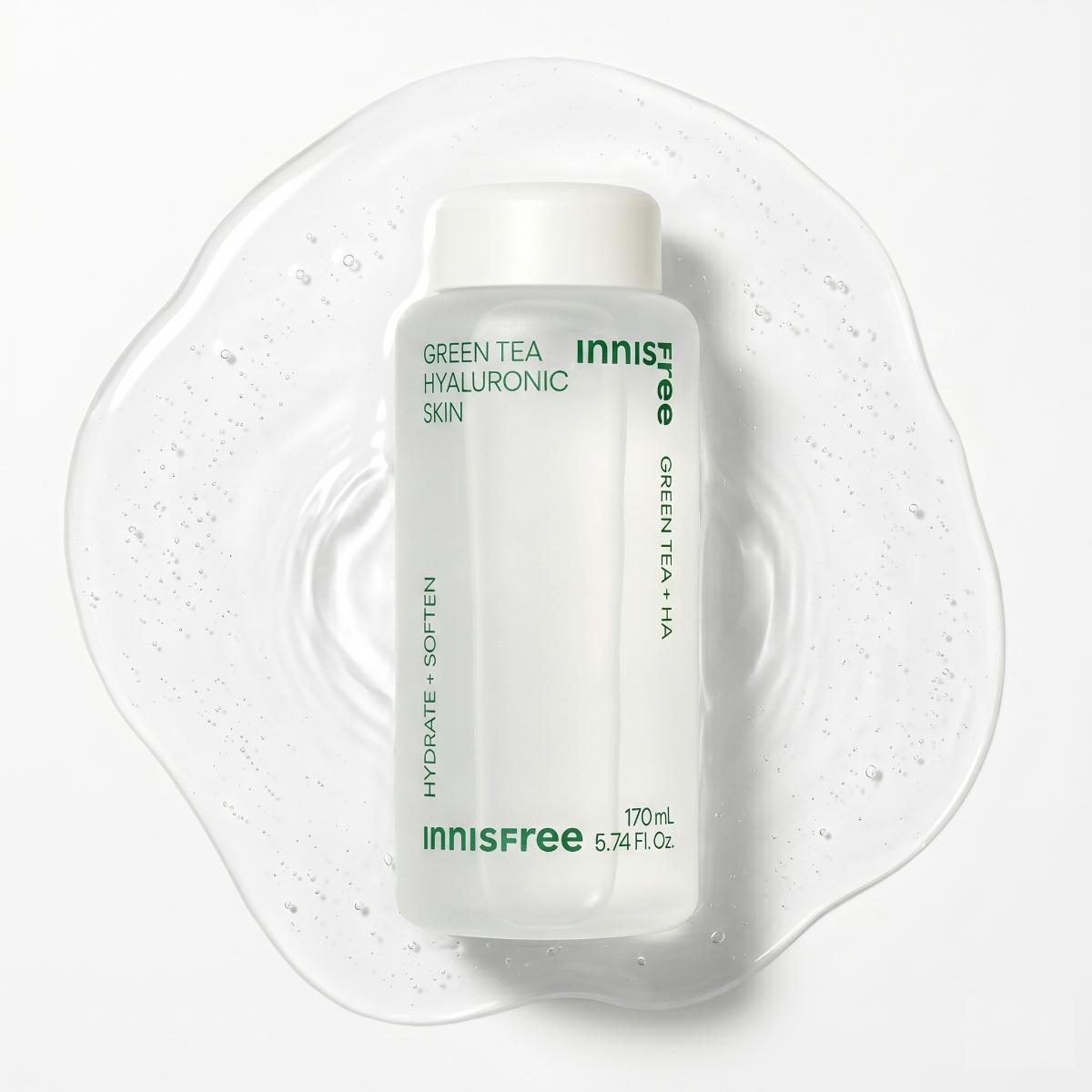 Tónico Hidratante Té Verde e Hialurónico Innisfree 170ml