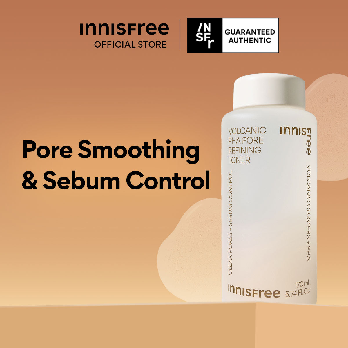 Tónico Afinador de Poros Volcánico Innisfree 170ml