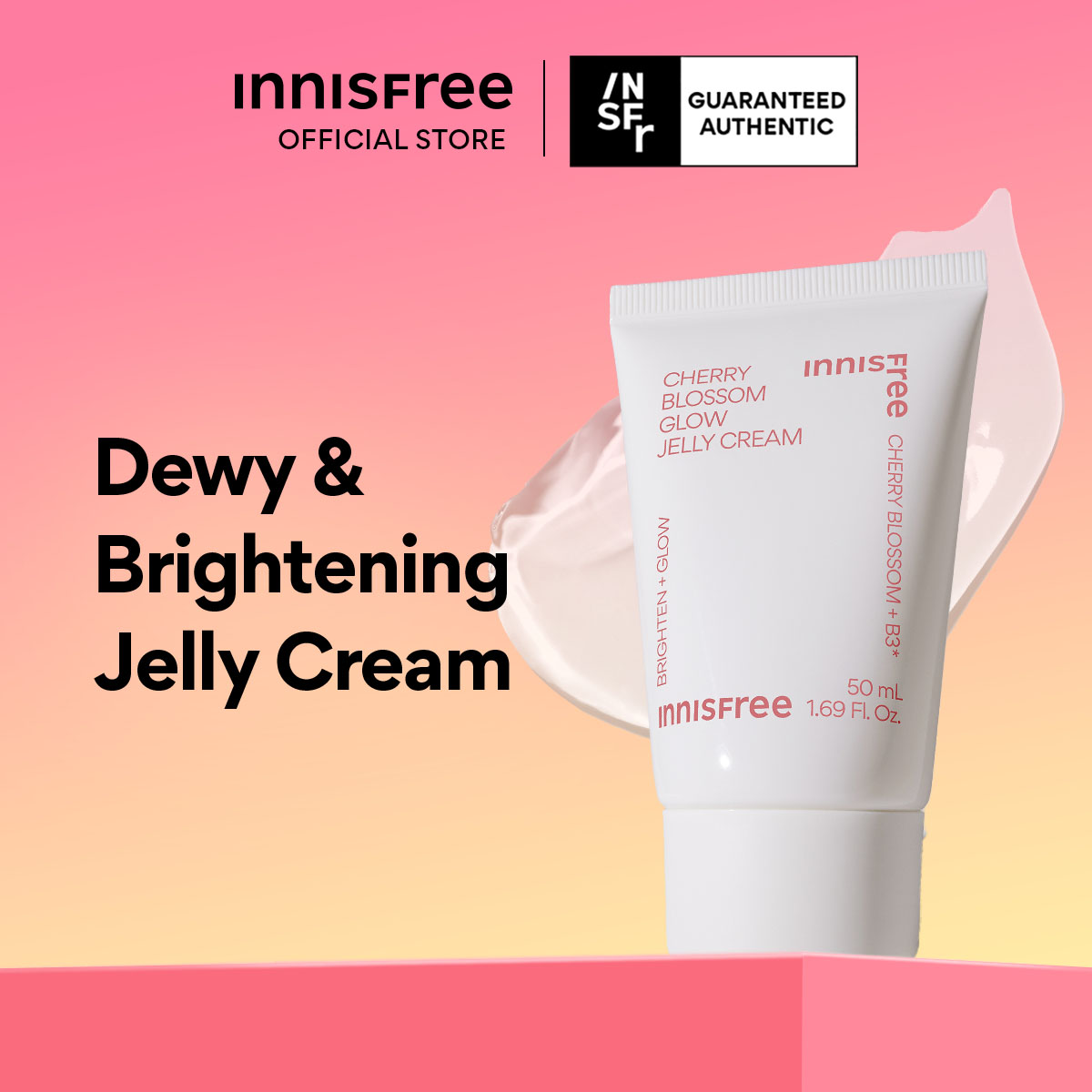 Gel Crema Glow Flor de Cerezo Innisfree 50ml