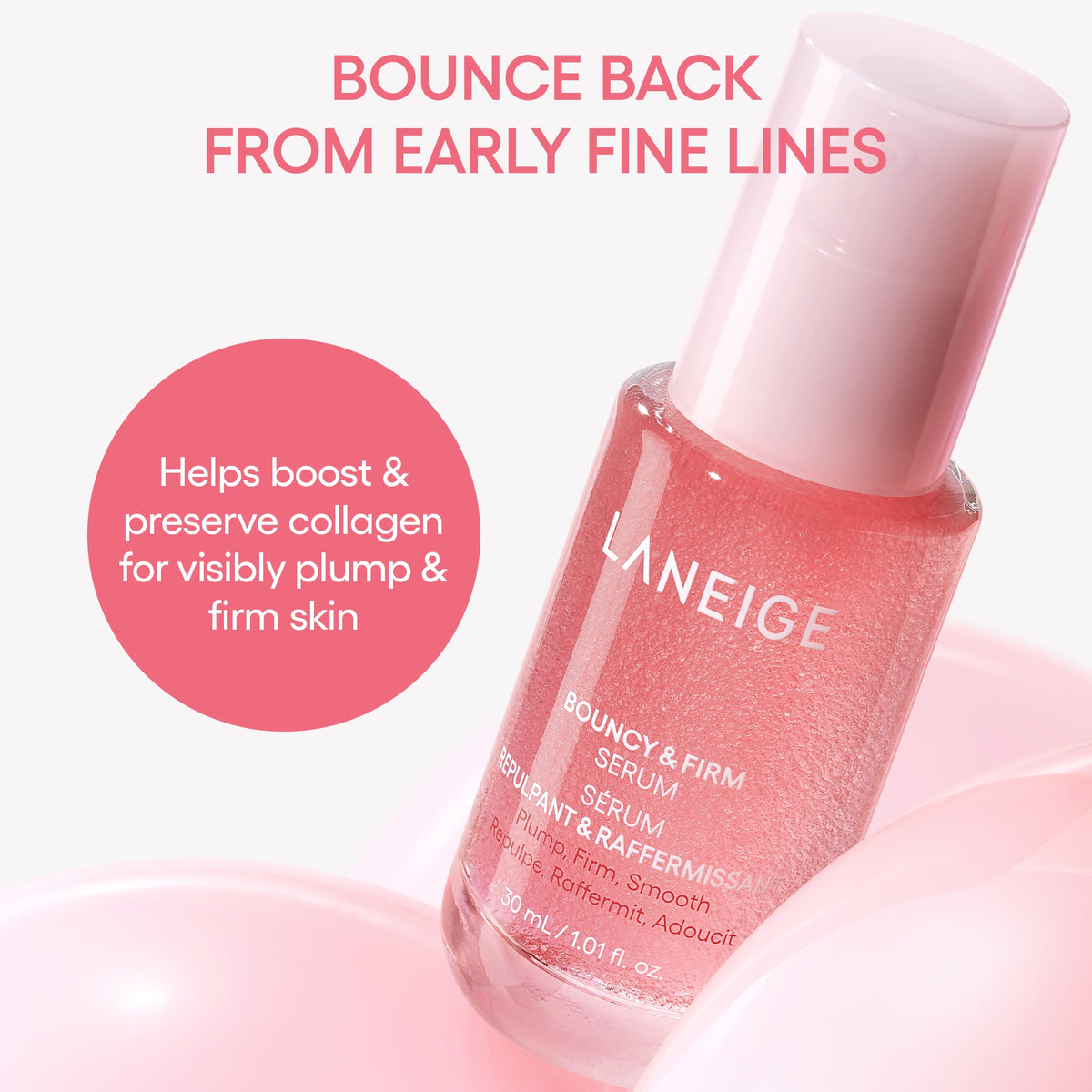 Sérum Elasticidad Bouncy & Firm LANEIGE 30ml